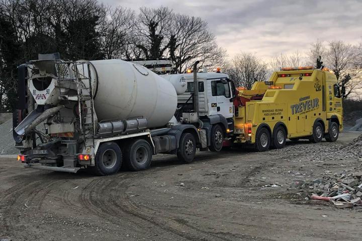 Service de remorquage de poids lourds Saint-Brieuc